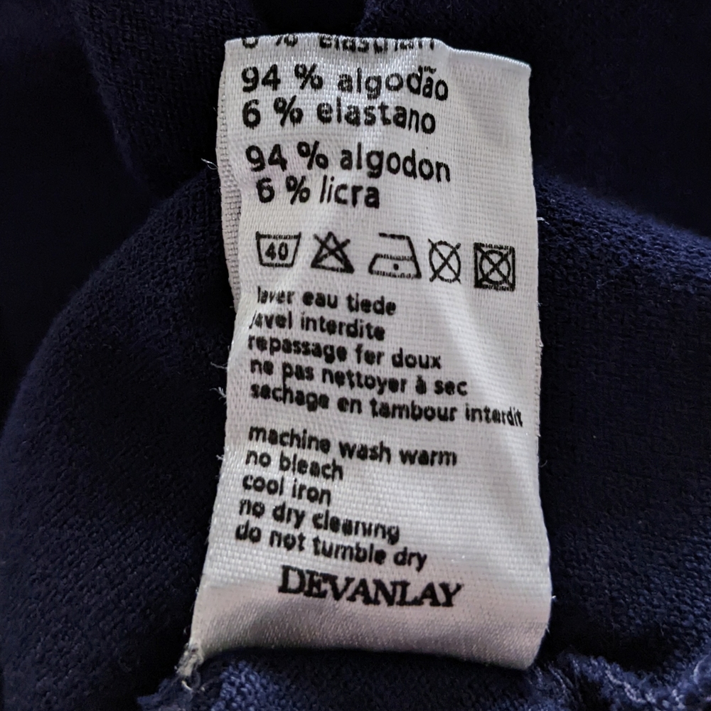 Lacoste Navy Blue Tennis Racket Embroidered Halter Neck Tank Top - Picture 9 of 11